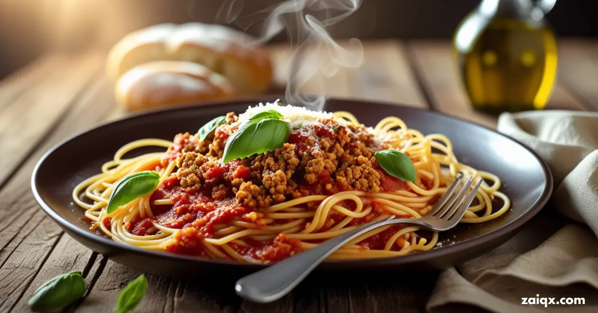 Ground Turkey Spaghetti