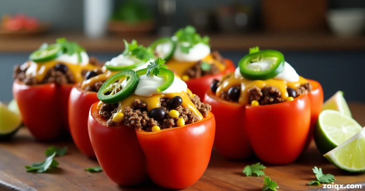 How to Make Taco Stuffed Peppers – Step by Step