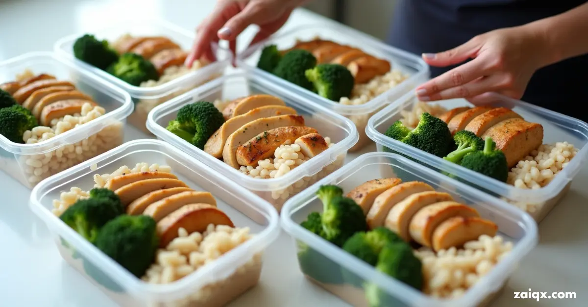 Meal Prep with Baked Chicken Breast