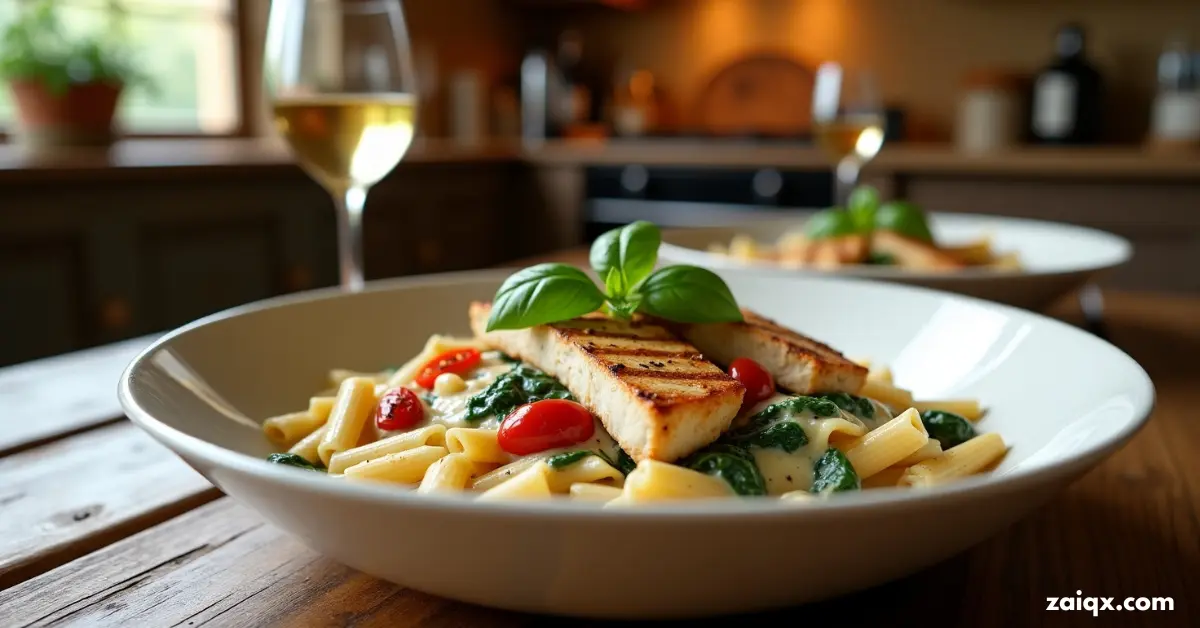What Is Tuscan Chicken Pasta?