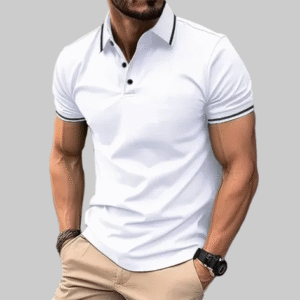 GolfThing Cotton Blend Stretch Polo Shirt