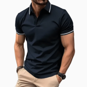 GolfThing Cotton Blend Stretch Polo Shirt