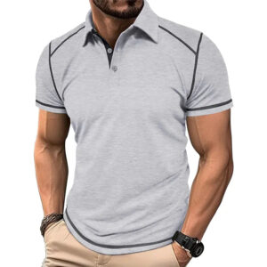 GolfThing Contrast Polo Shirt