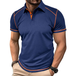 GolfThing Contrast Polo Shirt