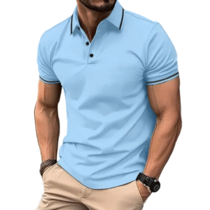 GolfThing Cotton Blend Stretch Polo Shirt