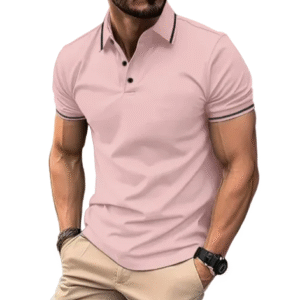 GolfThing Cotton Blend Stretch Polo Shirt