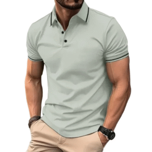 GolfThing Cotton Blend Stretch Polo Shirt