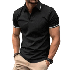 GolfThing Cotton Blend Stretch Polo Shirt