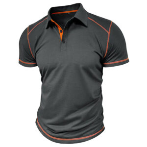 GolfThing Contrast Polo Shirt